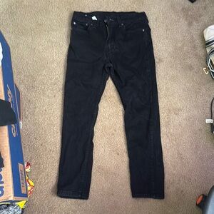 Levi's Men's Slim Straight Jeans - Black